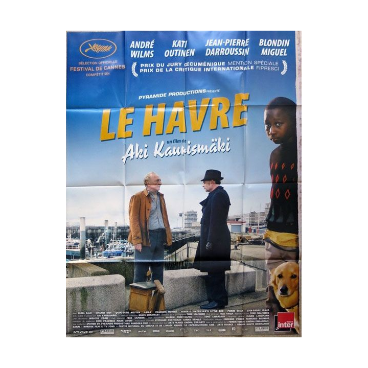 AFFICHE FILM : affiche de cinéma du film "Le Havre" de 2011 dimension  115 x 158 cm (E011)