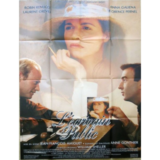 AFFICHE FILM : affiche de cinéma du film "L'Ecrivain public" de 1993 dimension 115 x 158 cm (E012)