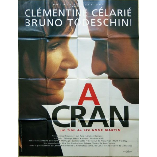 AFFICHE FILM : affiche de cinéma du film "A cran" de 1995 dimension 115 x 158 cm (E012)