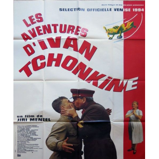AFFICHE FILM : affiche de cinéma du film "Les Aventures d'Ivan Tchonkine" de 1994 dimension 115 x 158 cm (E012)