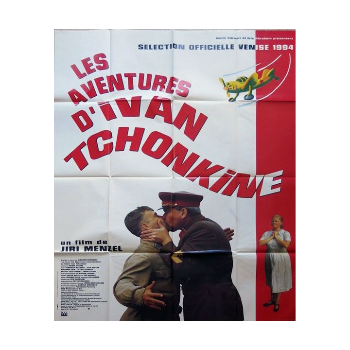 AFFICHE FILM : affiche de cinéma du film "Les Aventures d'Ivan Tchonkine" de 1994 dimension 115 x 158 cm (E012)