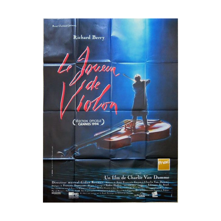 AFFICHE FILM : affiche de cinéma du film "Le joueur de violon" de 1994 dimension 115 x 158 cm (E012)