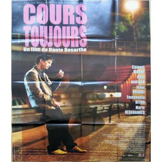 AFFICHE FILM : affiche de cinéma du film "Cours toujours" de 2000 dimension 115 x 158 cm (E012)