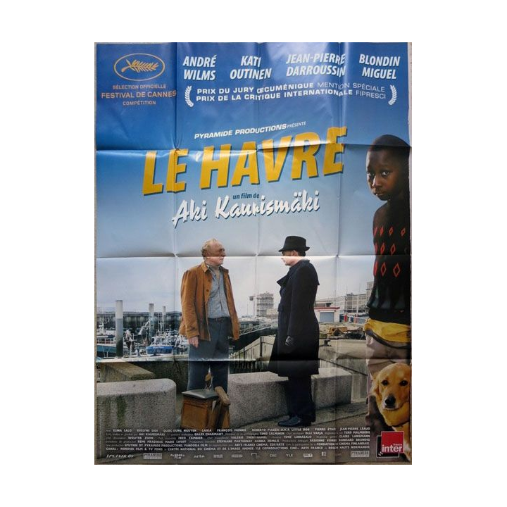 AFFICHE FILM : affiche de cinéma du film "Le Havre" de 2011 dimension  115 x 158 cm (E011)