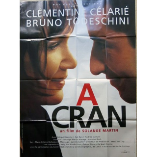 AFFICHE FILM : affiche de cinéma du film "A cran" de 1995 dimension 115 x 158 cm (E012)