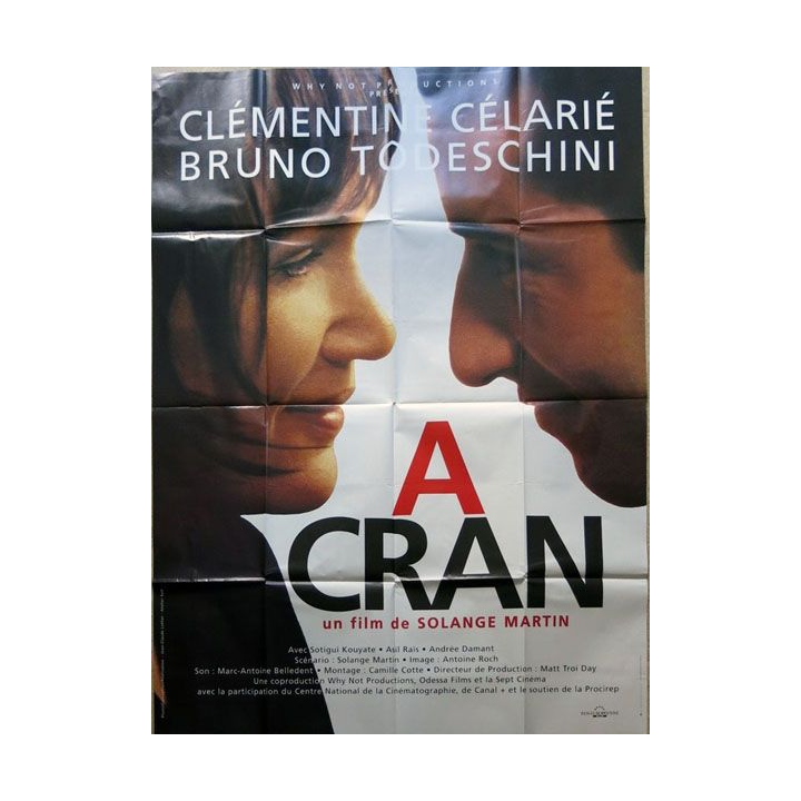 AFFICHE FILM : affiche de cinéma du film "A cran" de 1995 dimension 115 x 158 cm (E012)
