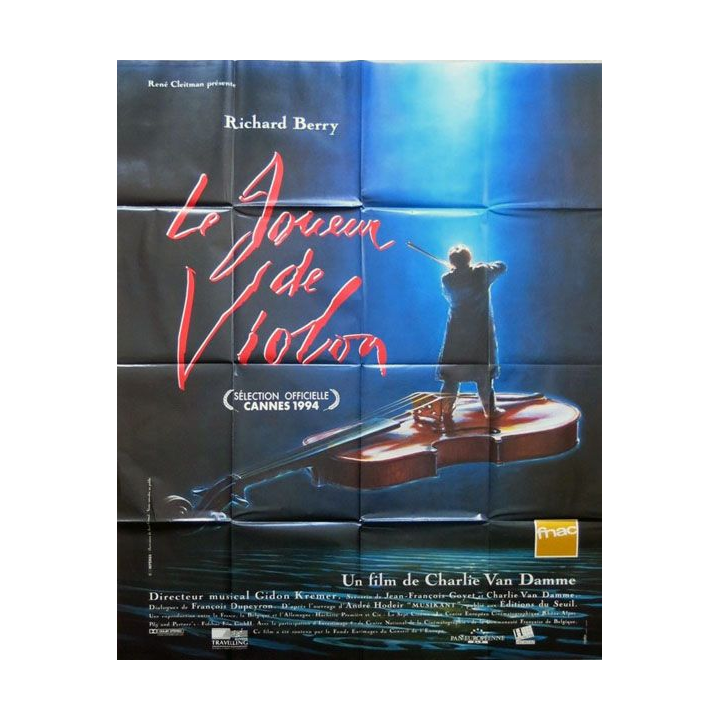 AFFICHE FILM : affiche de cinéma du film "Le joueur de violon" de 1994 dimension 115 x 158 cm (E012)