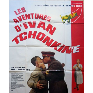 AFFICHE FILM : affiche de cinéma du film "Les Aventures d'Ivan Tchonkine" de 1994 dimension 115 x 158 cm (E012)