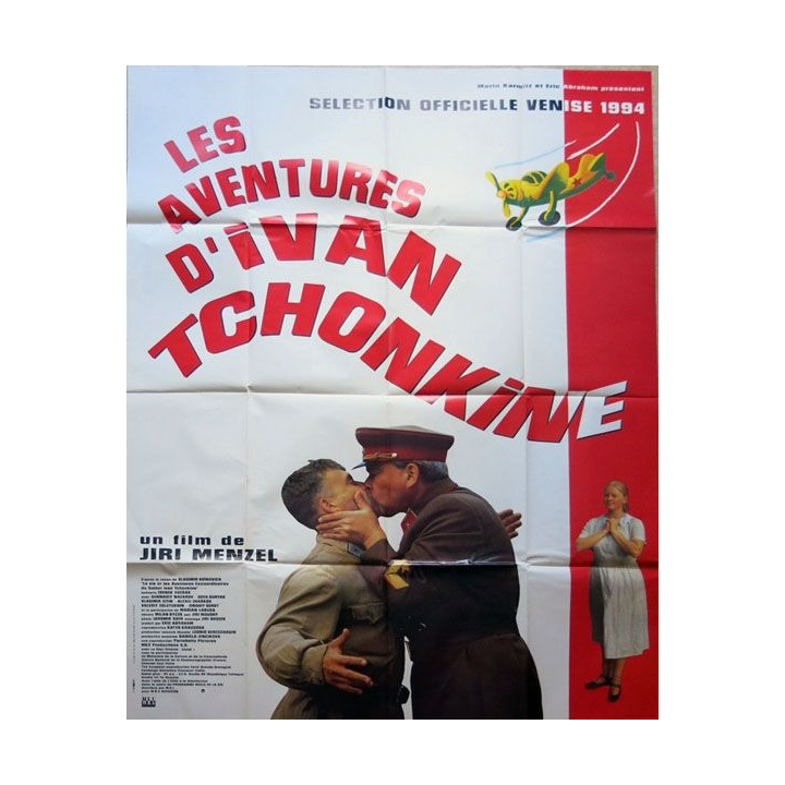 AFFICHE FILM : affiche de cinéma du film "Les Aventures d'Ivan Tchonkine" de 1994 dimension 115 x 158 cm (E012)