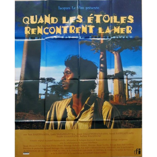 AFFICHE FILM : affiche de cinéma du film "Quand les étoiles rencontrent la mer" de 1996 dimension 115 x 158 cm (E012)