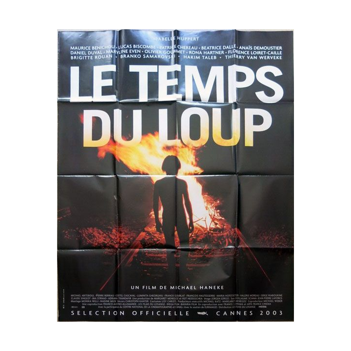 AFFICHE FILM : affiche de cinéma du film "Le temps du loup" de 2003 dimension 115 x 158 cm (E009)