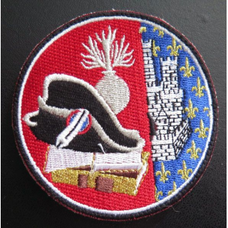 GENDARMERIE : insigne tissé du centre historique de la gendarmerie 