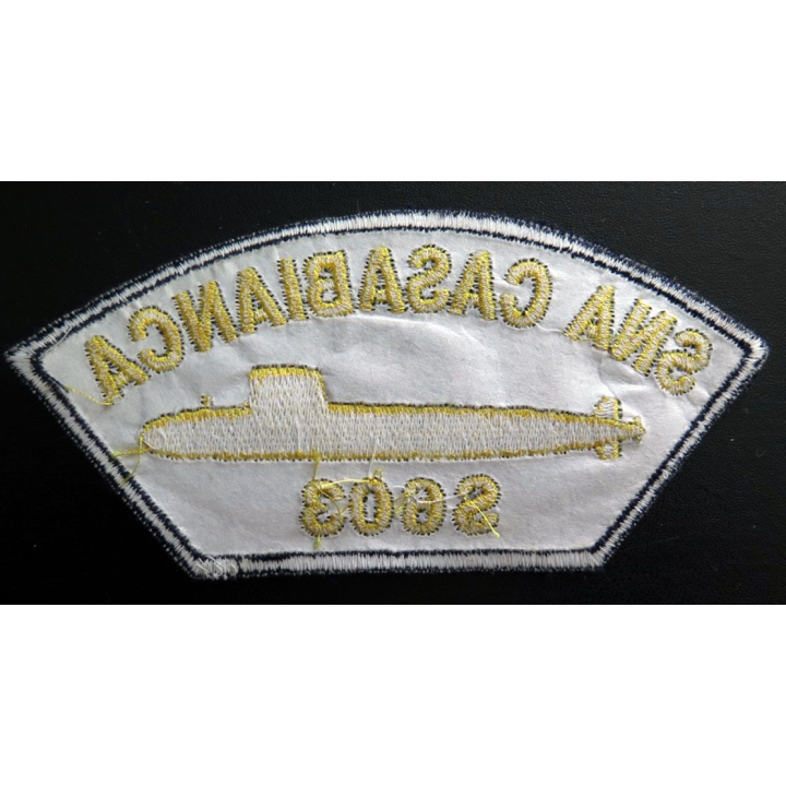 MARINE : Insigne patch écusson tissu de manche SNA Casabianca S 603