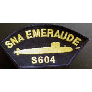 MARINE : Insigne patch écusson tissu de manche SNA Emeraude S 604