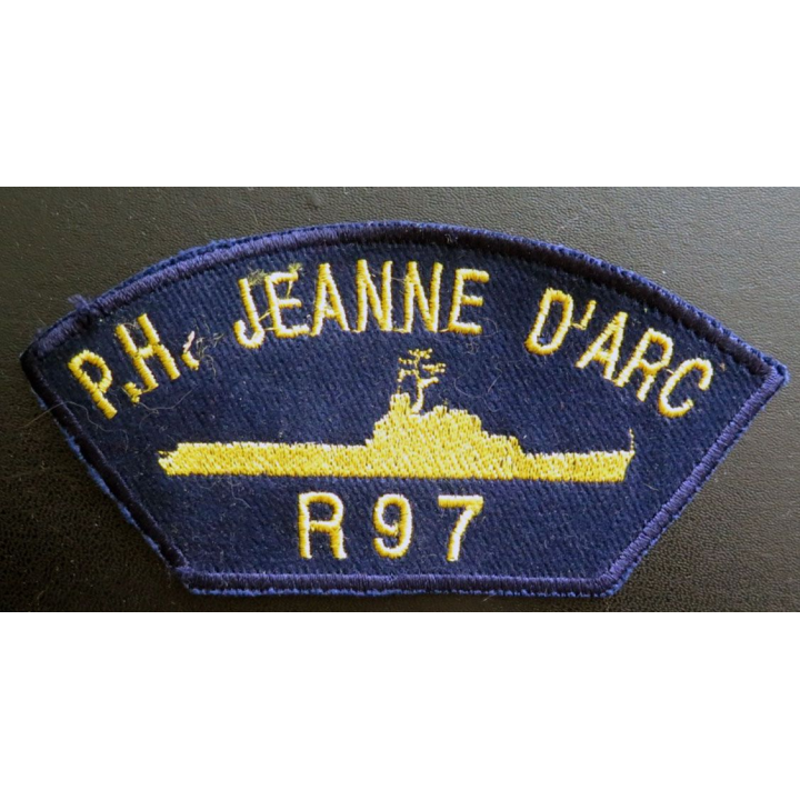 MARINE : Insigne patch écusson tissu de manche PH Jeanne d'Arc R 97