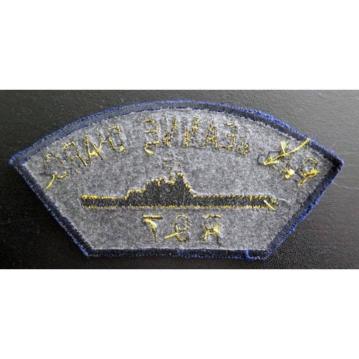 MARINE : Insigne patch écusson tissu de manche PH Jeanne d'Arc R 97