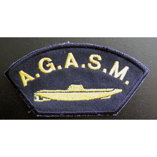 MARINE : Insigne patch écusson tissu de manche AGASM