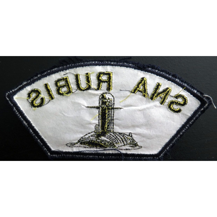MARINE : Insigne patch écusson tissu de manche SNA RUBIS