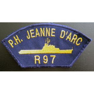 MARINE : Insigne patch écusson tissu de manche PH Jeanne d'Arc R 97