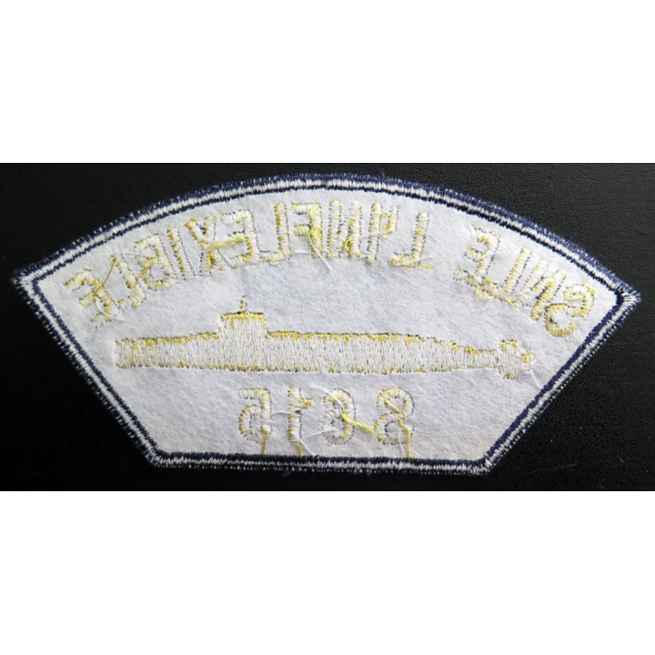 MARINE : Insigne patch écusson tissu de manche SNLE L'INFLEXIBLE S 615