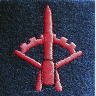 MARINE : Insigne patch écusson tissu de spécialité missilier équipage