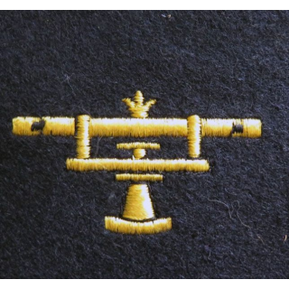 MARINE : Insigne patch écusson opticien télémétriste officier marinier