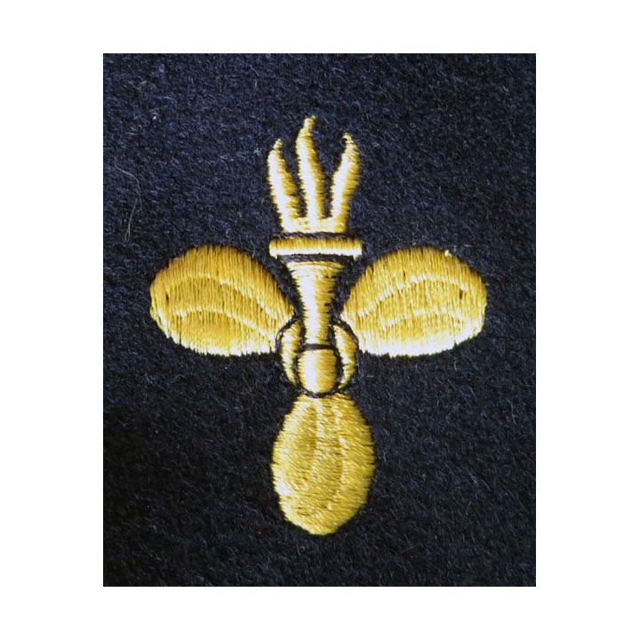 patch écusson tissu spécialité mécanicien chauffeur officier marinier