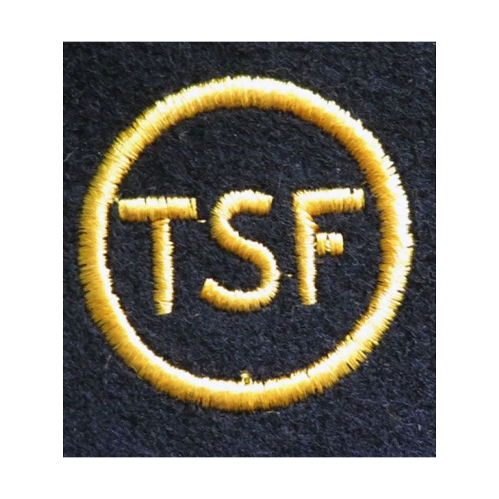 patch écusson tissu spécialité radio télégraphiste officier marinier