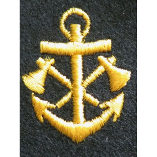 MARINE : Insigne patch écusson tissu de spécialité marin pompier officier marinier
