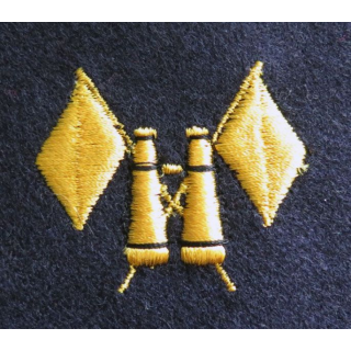 MARINE : Insigne patch écusson tissu de spécialité timonier officier marinier