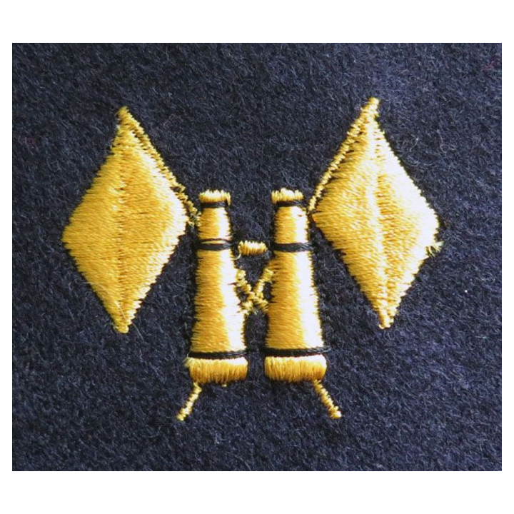 MARINE : Insigne patch écusson tissu de spécialité timonier officier marinier