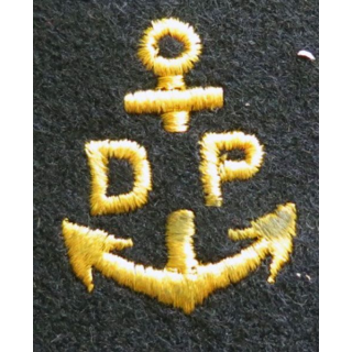 patch écusson tissu de spécialité direction du port officier marinier