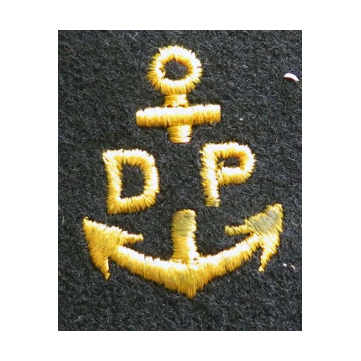 patch écusson tissu de spécialité direction du port officier marinier