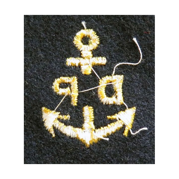patch écusson tissu de spécialité direction du port officier marinier