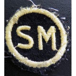 patch écusson tissu spécialité secrétaire militaire officier marinier