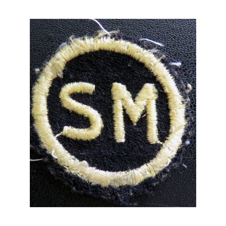 patch écusson tissu spécialité secrétaire militaire officier marinier