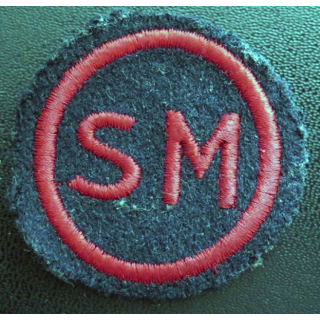 patch écusson tissu de spécialité secrétaire militaire équipage