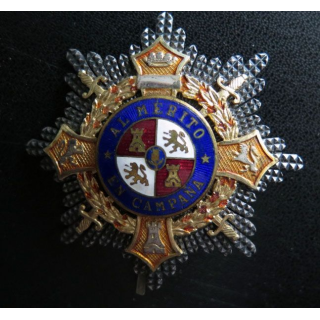 ESPAGNE : croix du mérite militaire espagnol Al Merito en Campaña 2° GM