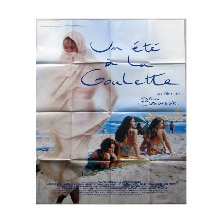 AFFICHE FILM : affiche de cinéma du film "Un été à La Goulette" de 1996 dimension 115 x 158 cm (E014)