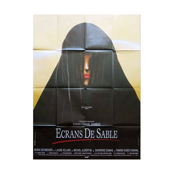 AFFICHE FILM : affiche de cinéma du film "Ecrans de sable" de 1992 dimension 115 x 158 cm (E014)