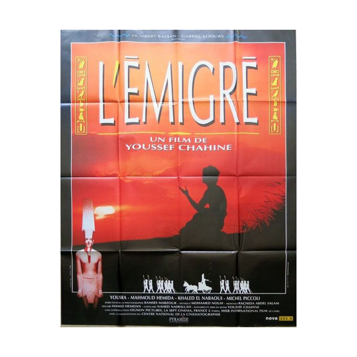 AFFICHE FILM : affiche de cinéma du film "L'émigré"de 1995 de dimension 115 x 158 cm (E014)