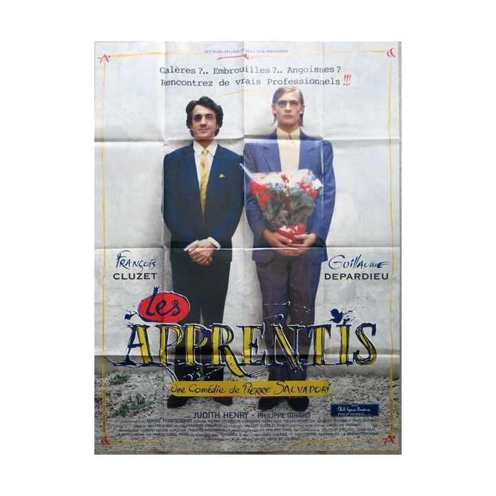 AFFICHE FILM : affiche de cinéma du film "Les Apprentis"de 1995 dimension 115 x 158 cm (E014)