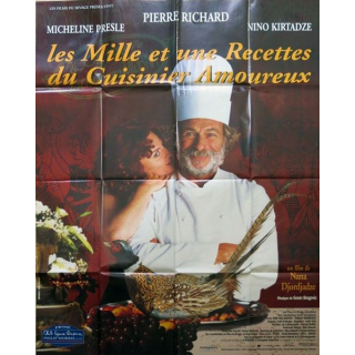 AFFICHE FILM : affiche de cinéma " Les mille et une recettes du cuisinier amoureux " 40 x 53,5 cm (E001)