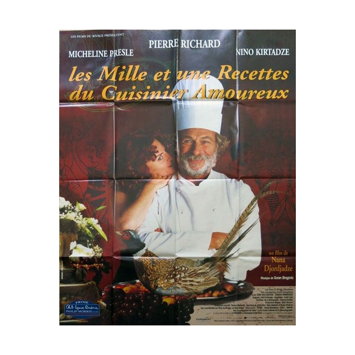 AFFICHE FILM : affiche de cinéma " Les mille et une recettes du cuisinier amoureux " 40 x 53,5 cm (E001)