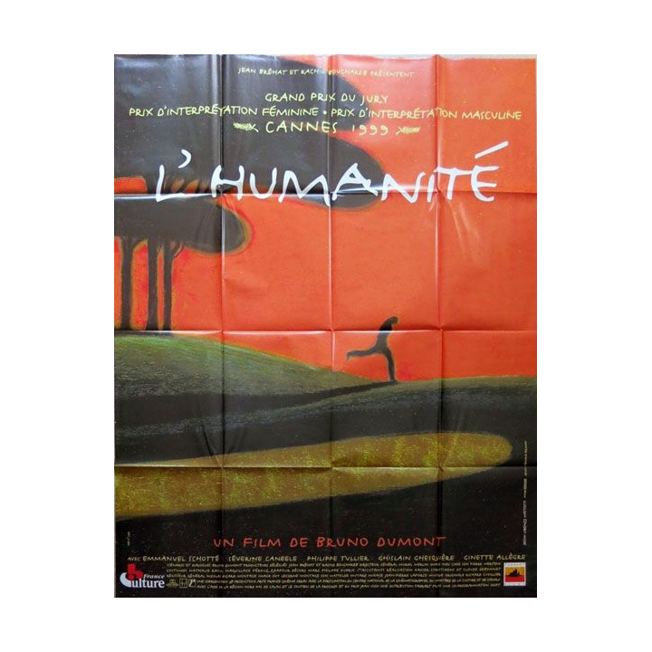 AFFICHE FILM : affiche de cinéma du film "L'Humanité"de 1999 dimension 115 x 158 cm (E014)