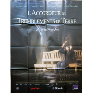 AFFICHE FILM : affiche de cinéma du film "L'Accordeur de tremblements de terre" 2006 dimension 115 x 158 cm (E015)