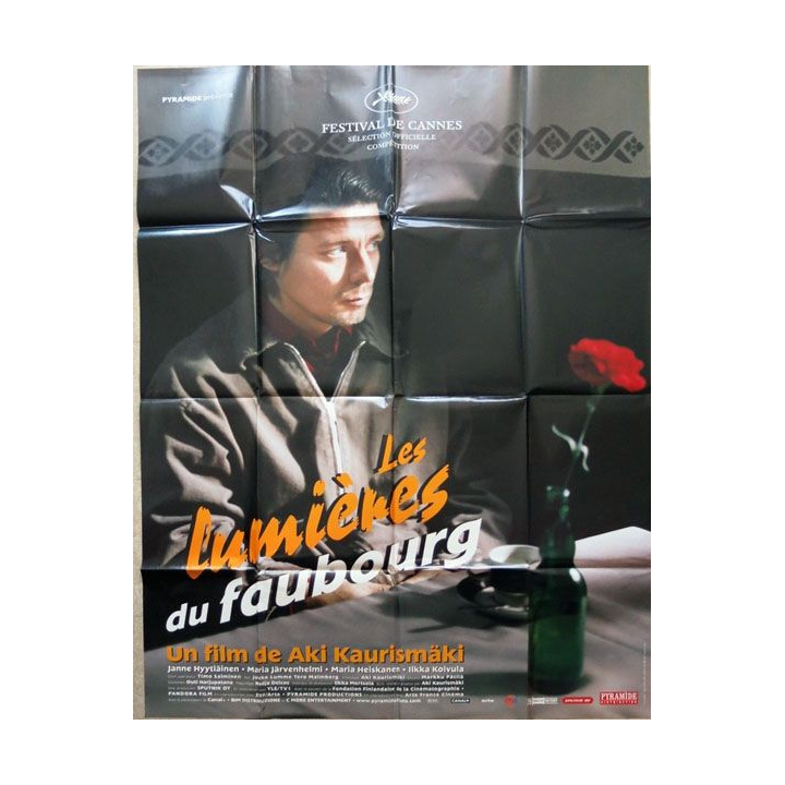 AFFICHE FILM : affiche de cinéma du film "Les lumières du faubourg" 2006 dimension 115 x 158 cm (E015)
