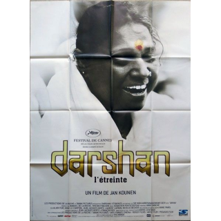 AFFICHE FILM : affiche de cinéma du film "Darshan, l'étreinte" 2005 dimension 115 x 158 cm (E015)