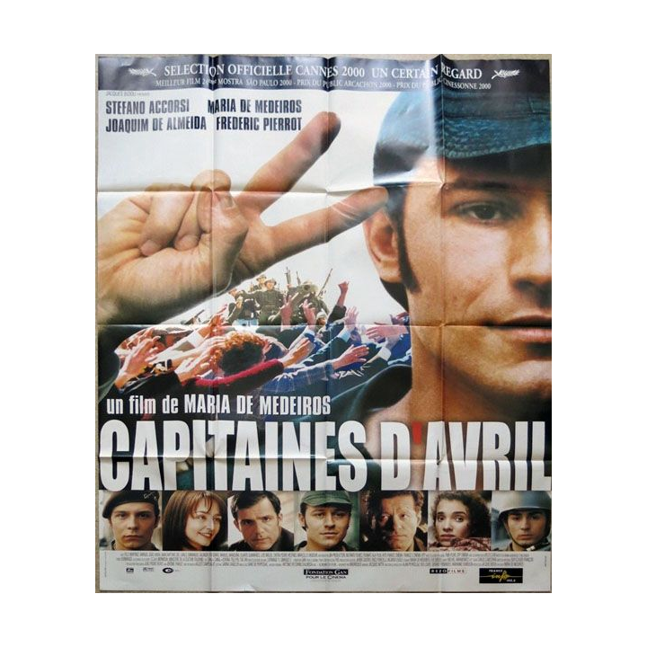 AFFICHE FILM : affiche de cinéma du film "Capitaines d'avril" de 2001 dimension 115 x 158 cm (E016)