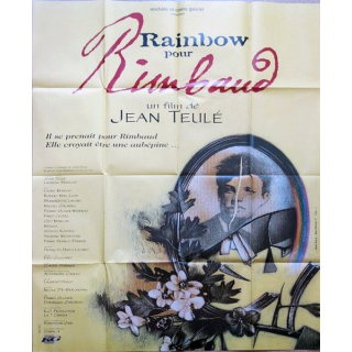 AFFICHE FILM : affiche de cinéma du film "Rainbow pour Rimbaud" de 1996 dimension 115 x 158 cm (E016)